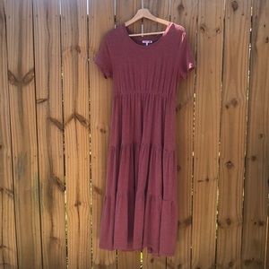 Sundry tiered maxi dress, made in USA, size 3(L)